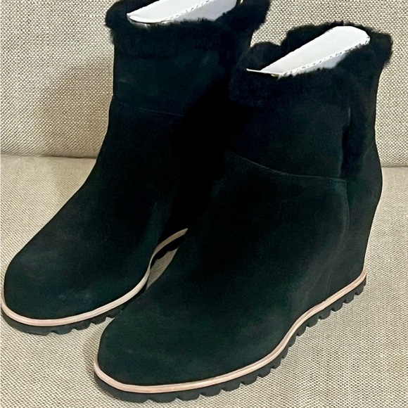 UGG Shoes - NEW In the Box UGG Black Suede Winter Boots